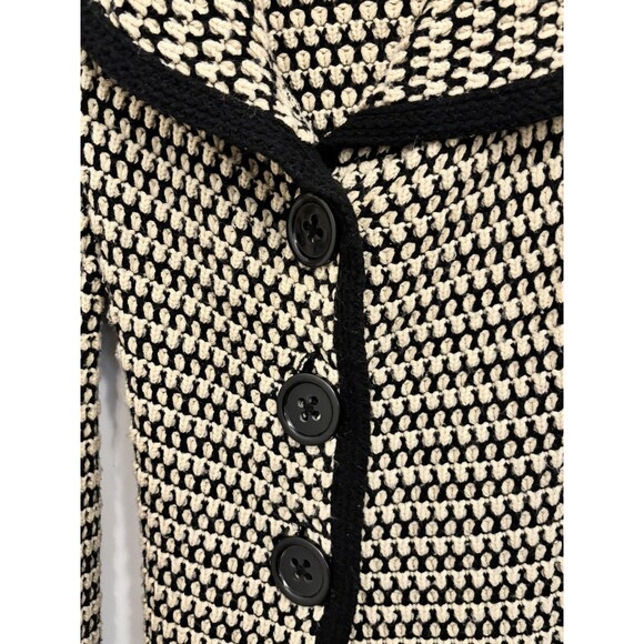 Free People women’s Vintage Brown XS Chunky Knit Wool Blend Button Sweater Coat - Picture 7 of 12